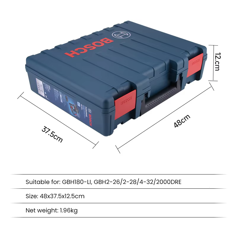 Boîte à outils portable en plastique Bosch pour perceuses sans fil