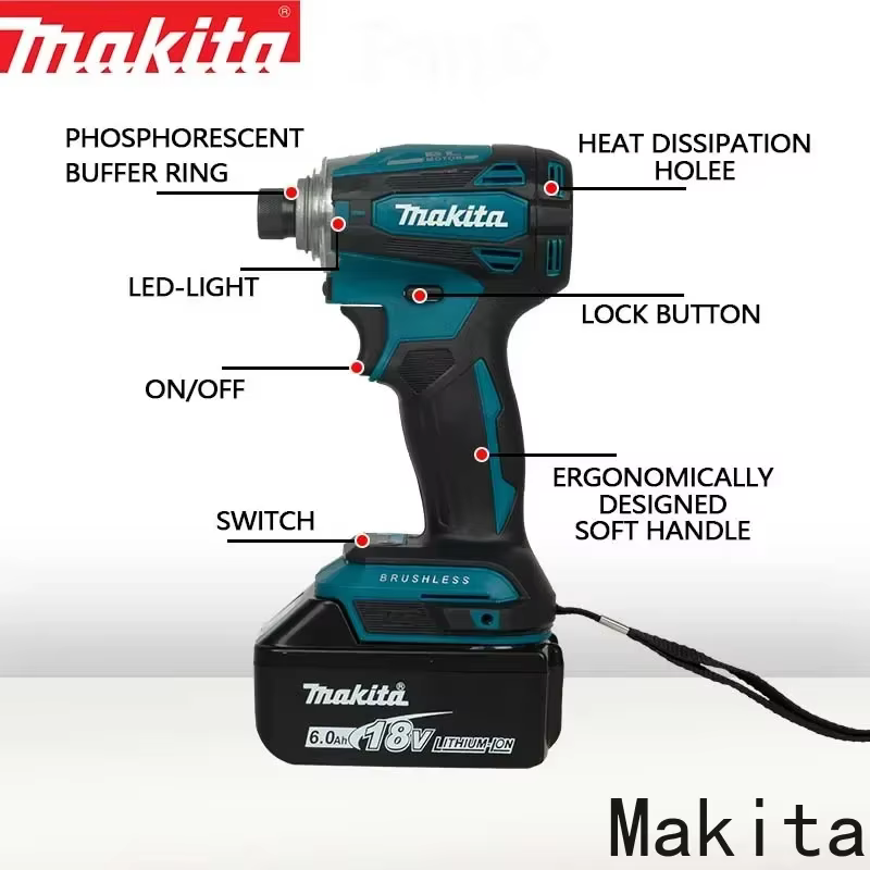 Perceuse-visseuse électrique sans fil Makita DTD172 2026