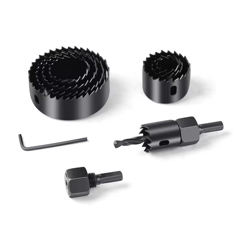JUSTINLAU 16 pièces de 19-127mm scie cloche pour le travail du bois boîte en plastique ensemble outil de forage de