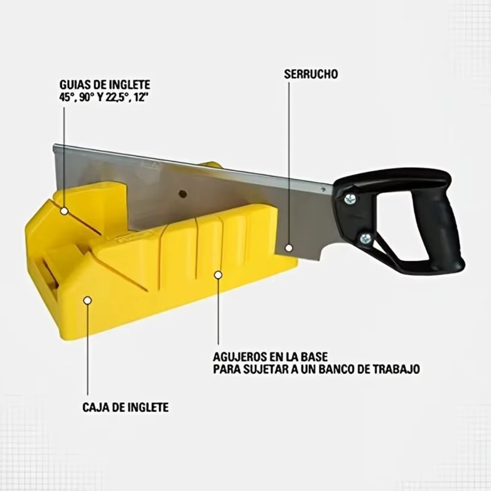 Guide de coupe et de serrage pour bois à 45/90 degrés