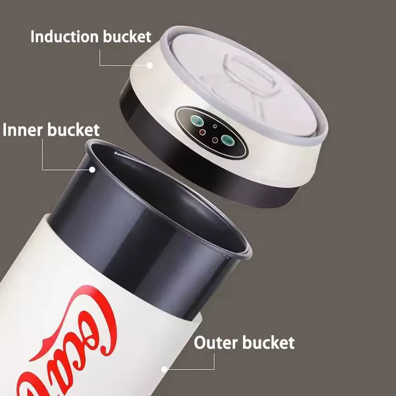 Poubelles de Cuisine Intelligentes avec Couvercle à Ouverture existent par Induction, Poubelle Créative pour Salon et Chambre à Coucher, Outils et Accessoires pour Livres
