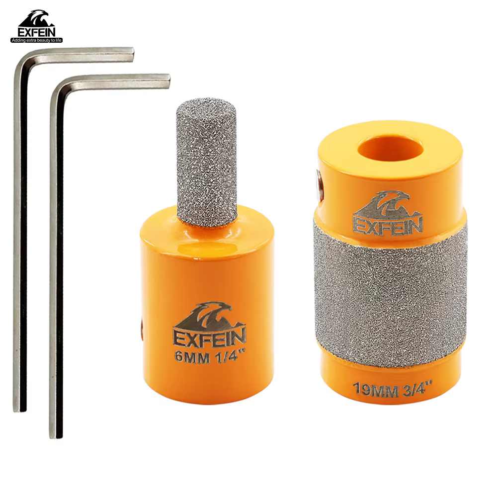 Kit d'embouts de meulage diamantés pour verre