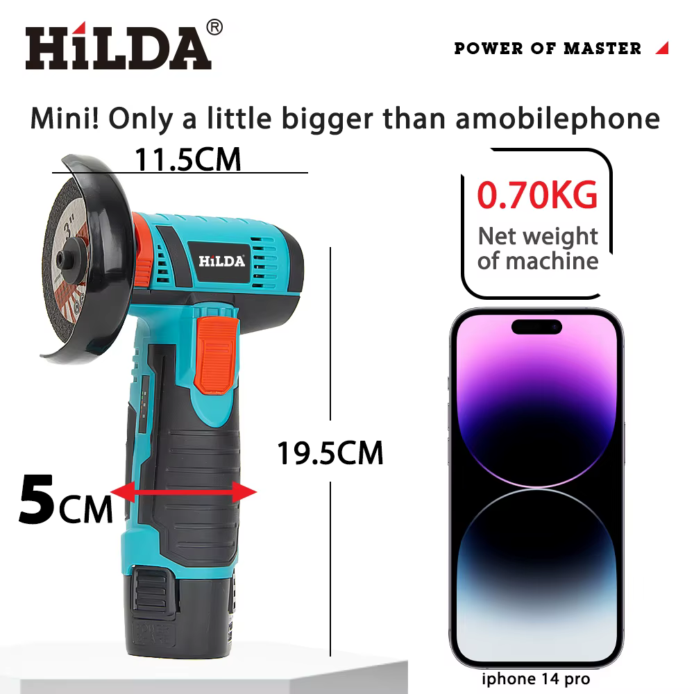 HILDA – meuleuse d'angle électrique 12V