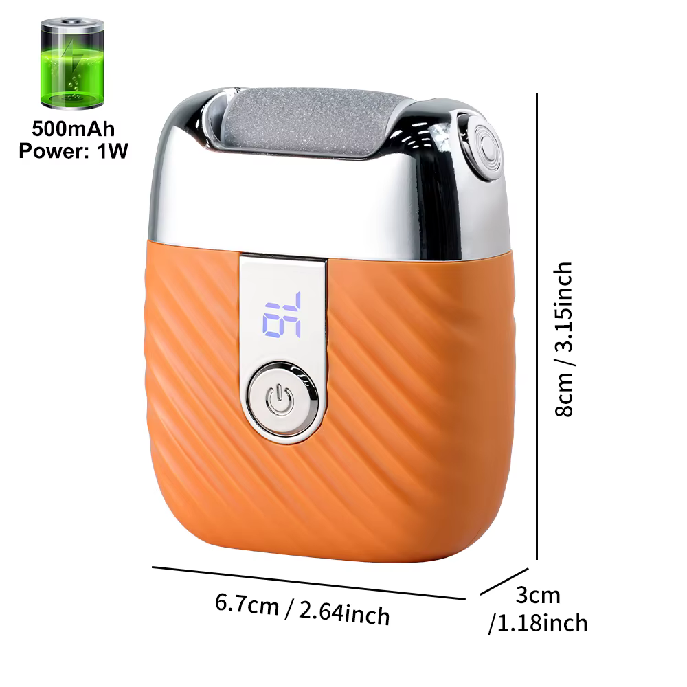 Ponceuse électrique rechargeable pour pieds, éliminateur de peaux mortes et de callosités, lime électrique pour pieds, soin et réparation des pieds secs et gercés