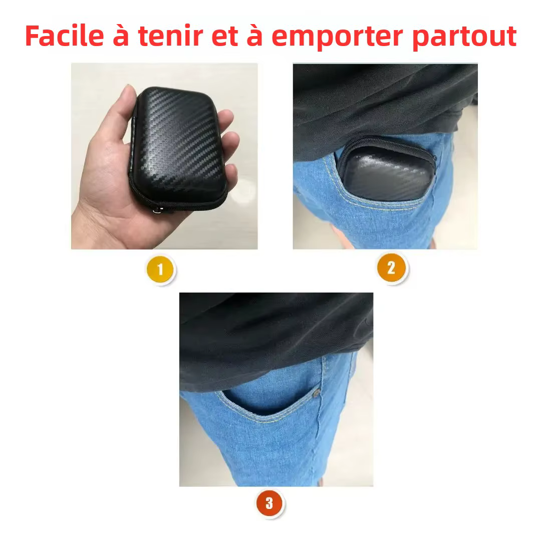 Kit de broyeur portable avec boîte de rangement