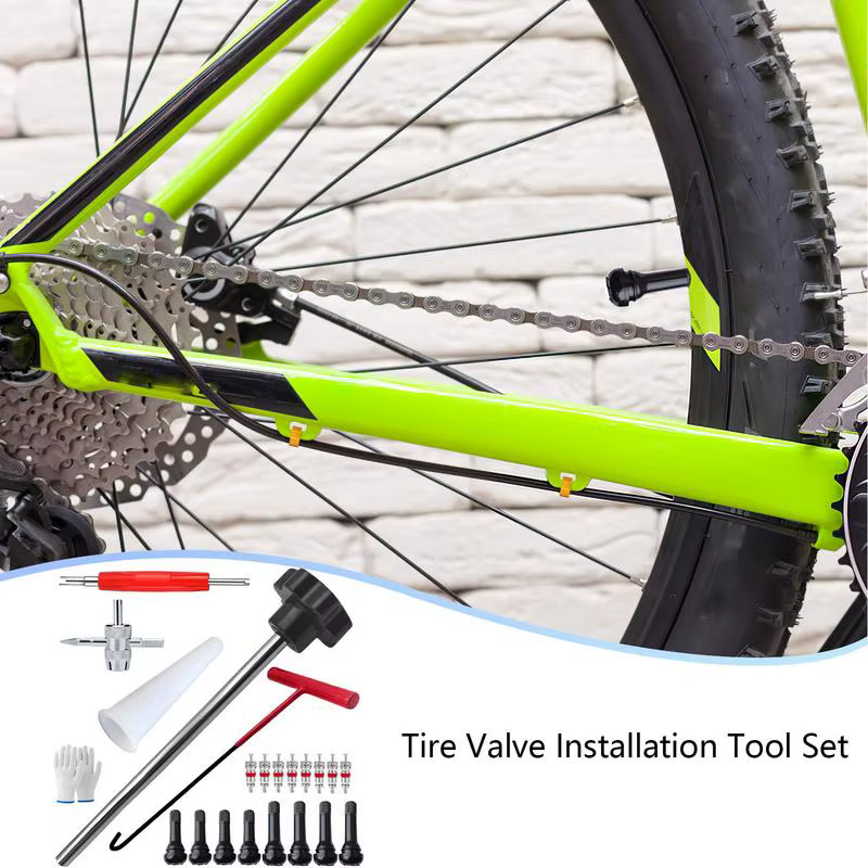 Kit d'outils de Valve de pneu à changement rapide, pour voiture, moto, vélo, remplacement et Installation faciles de tige de Valve