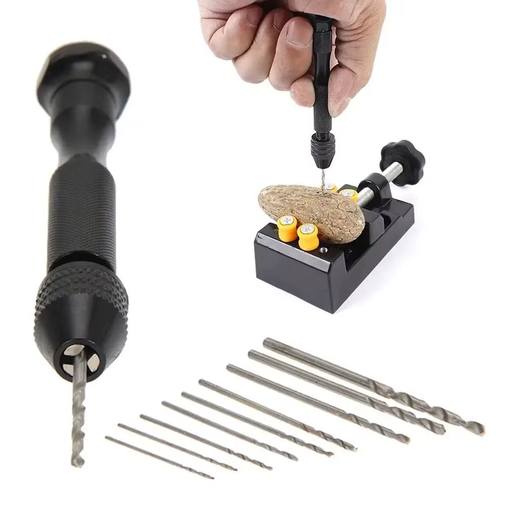 Mini perceuse à main en Micro aluminium avec mandrin sans clé