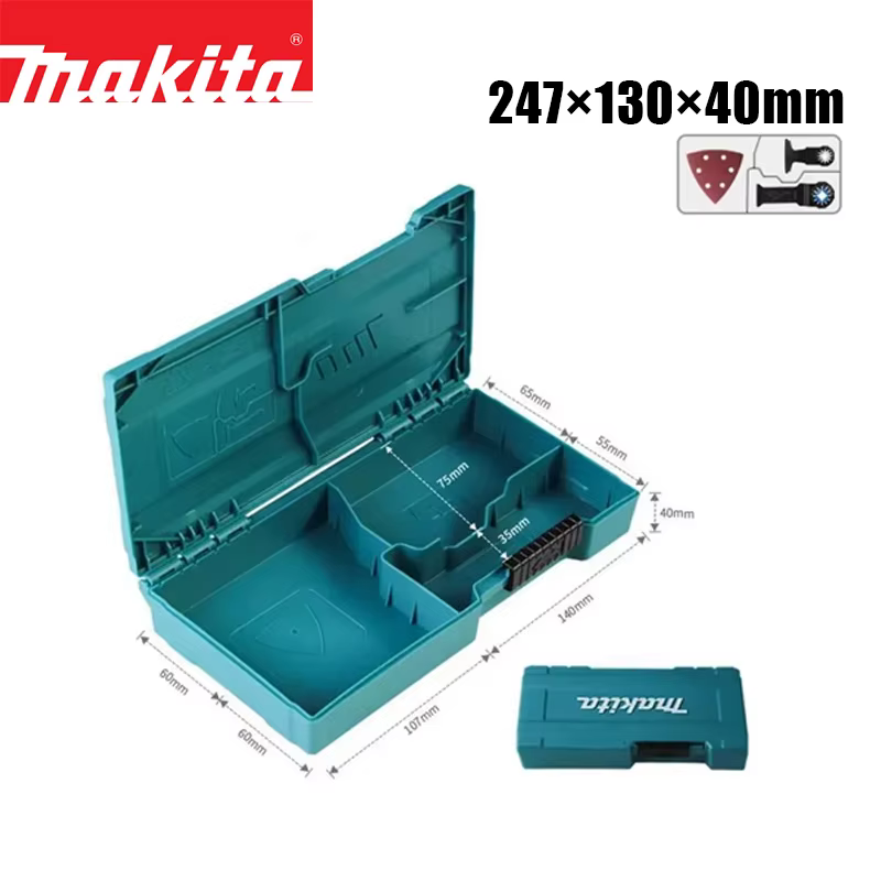 Makita 821852-4 Petite boîte de rangement multifonctionnelle pour accessoires d'outils