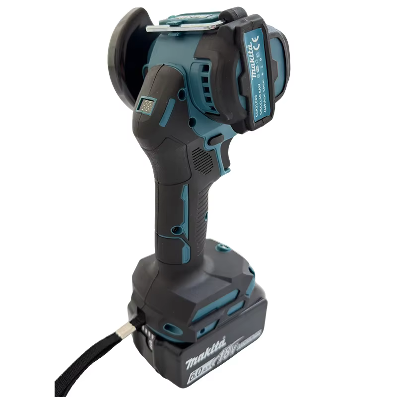 Mini-meuleuse d'angle sans fil Makita à affichage numérique pour batterie 20V / 18V