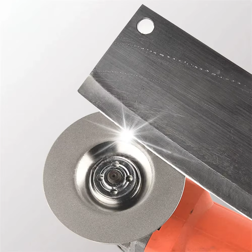1 pièce Disque d'affûtage diamanté 100 mm, Disque abrasif en émeri, Granulométrie 400-1000 pour meuleuse d'angle, ciseaux de cuisine et outils