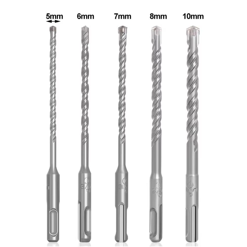 1 pièce Mèche de perçage SDS Plus pour béton 5/6/7/8/10/12mm 110mm 160mm