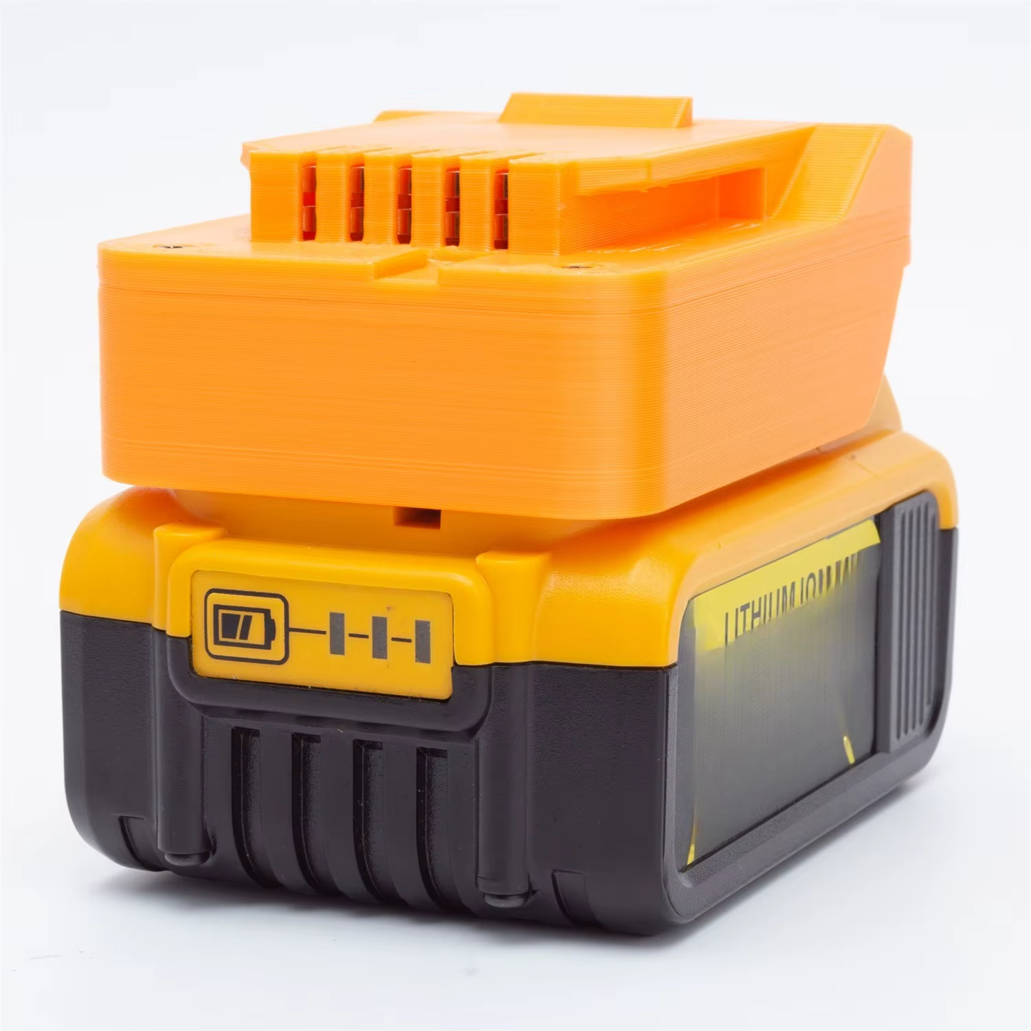 Adaptateur/convertisseur lithium-ion pour batterie DeWalt 18V 20V Li-ion vers outils de perçage sans fil Ferrex 20V Active Energy (adaptateur uniquement)