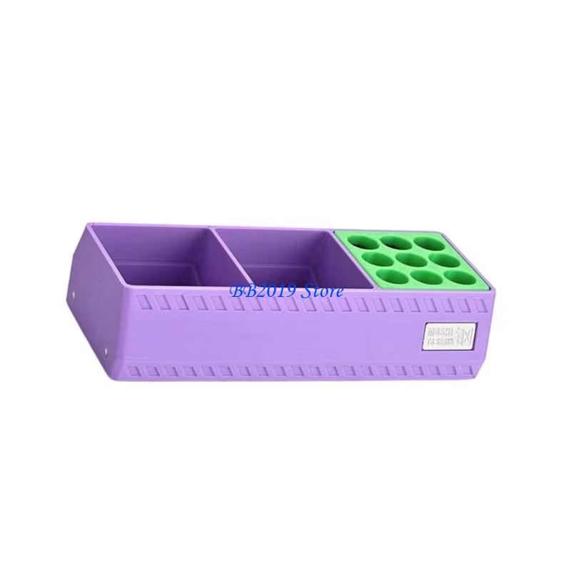 Q0KB boîte rangement colles modulaires magnétiques avec support pour organisateur d'outils construction maquettes