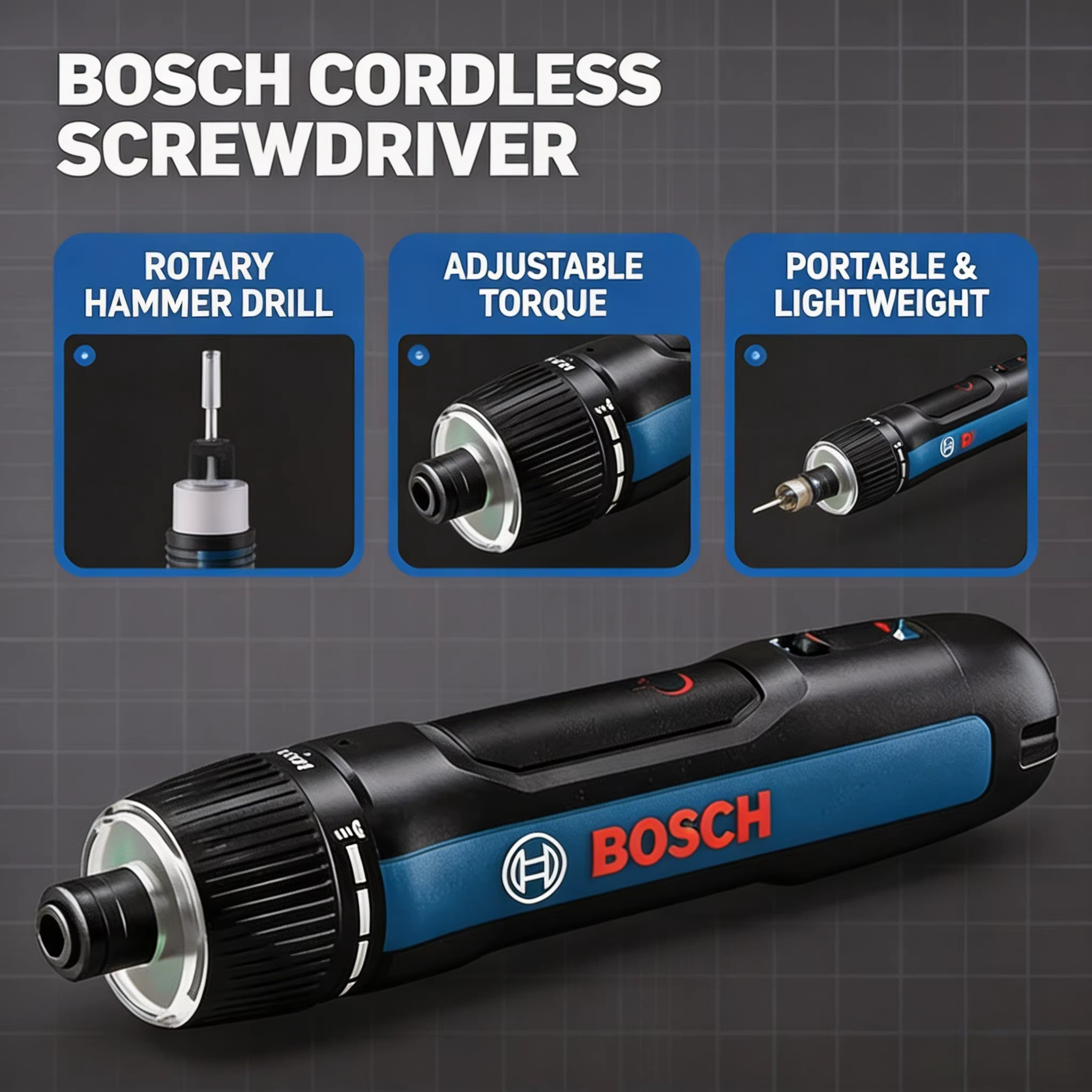 Ensemble de tournevis électriques Bosch GO 3