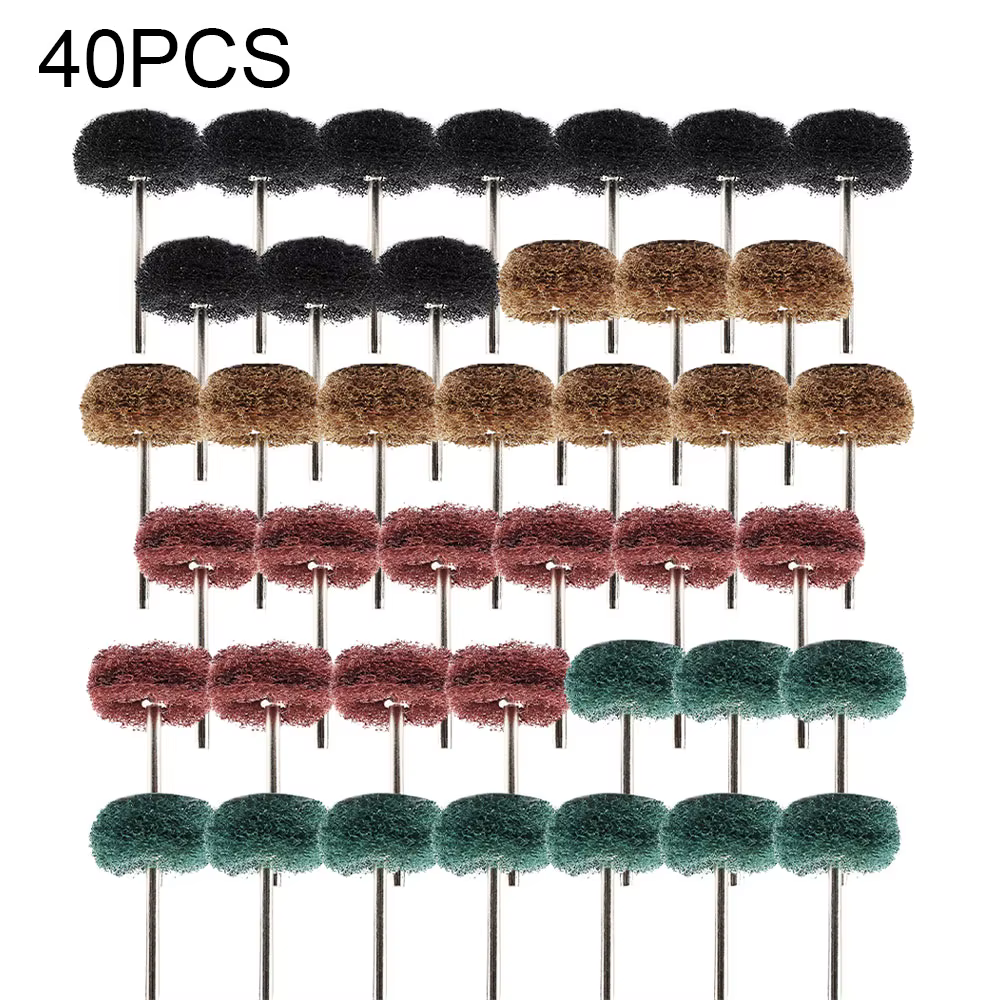 Mini perceuse brosse Abrasive en Nylon