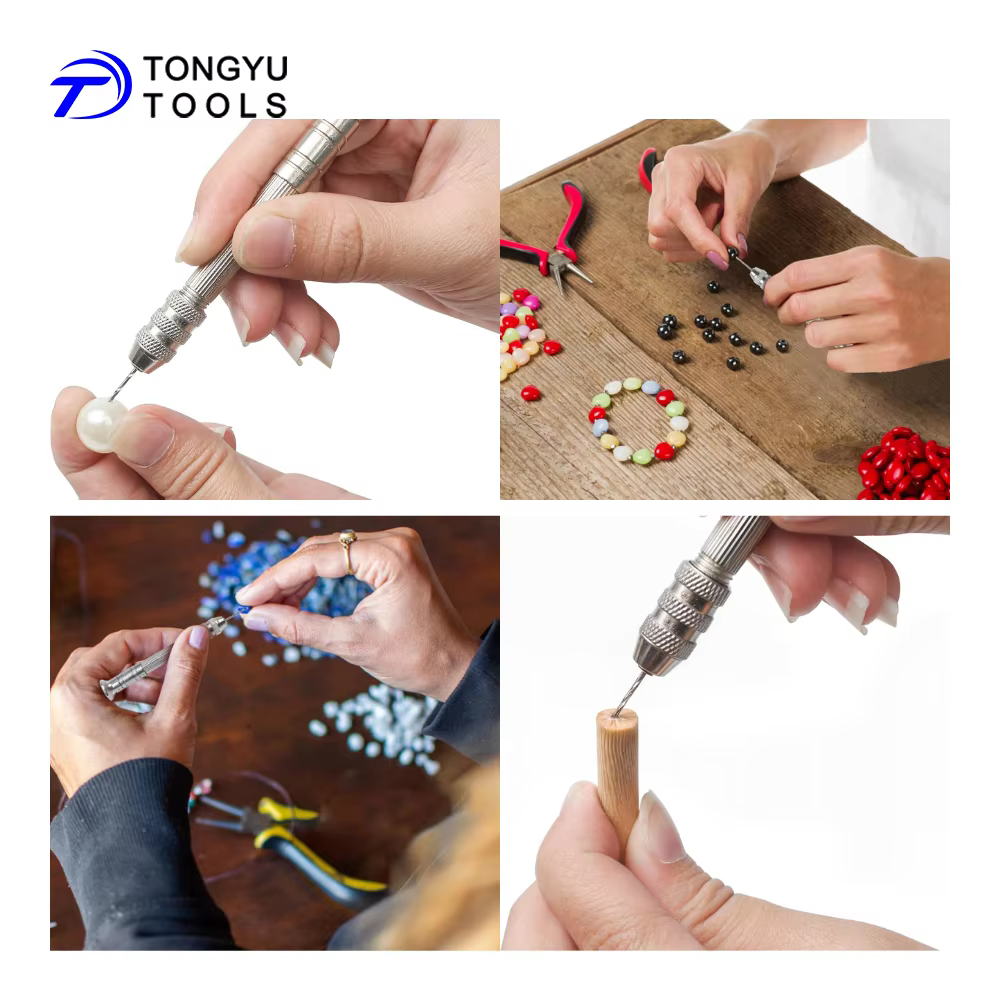 Ensemble de micro-forets torsadés 0,3-1,6 mm, perceuse manuelle à vis pour bricolage, artisanat de circuits imprimés, sculpture, résine, argile polymère, plastique, fabrication de bijoux