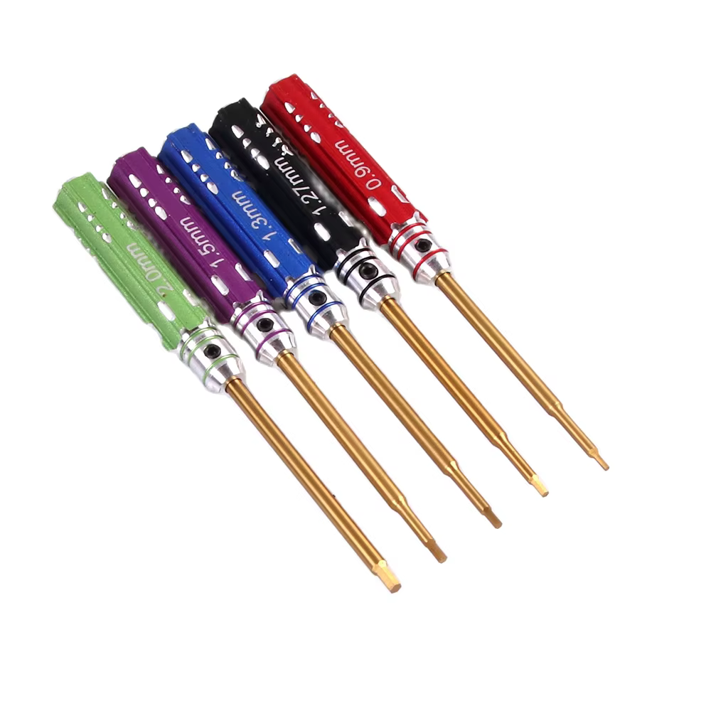 1 jeu de tournevis hexagonaux 0.9 1.27 1.3 1.5 2.0mm