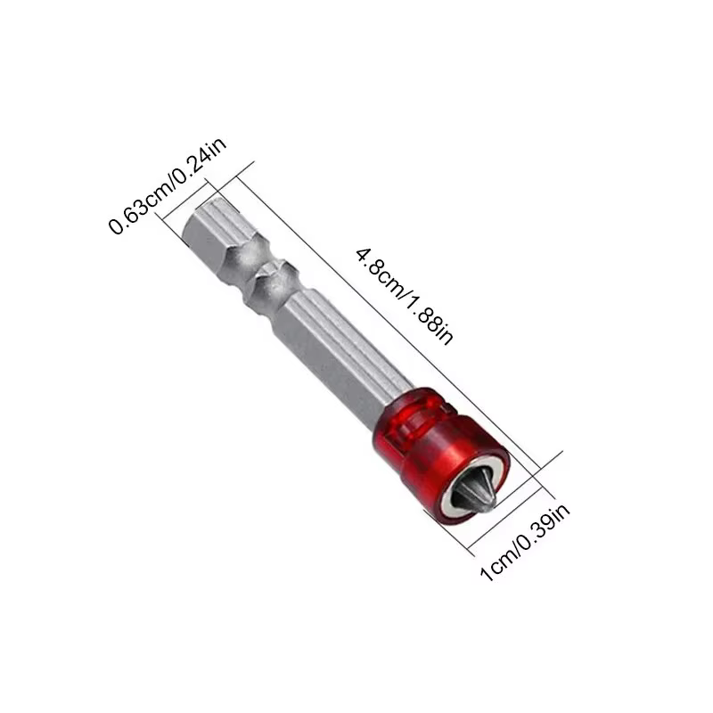 4 PCS Haute Qualité Unique Double Tête Magnétique Anneau Tournevis Perceuse Électrique Vis Vent Lot Bâton Forte Croix