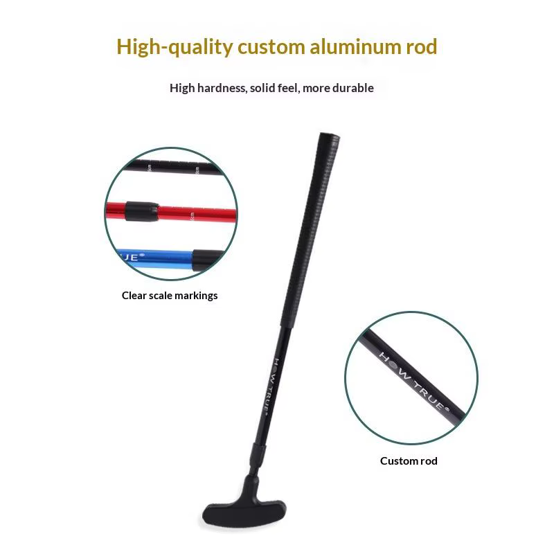 Outil d'alignement professionnel pour putter de golf, extensible, pour les golfeurs droitiers et gauchers, pour améliorer le putting en intérieur ou en extérieur