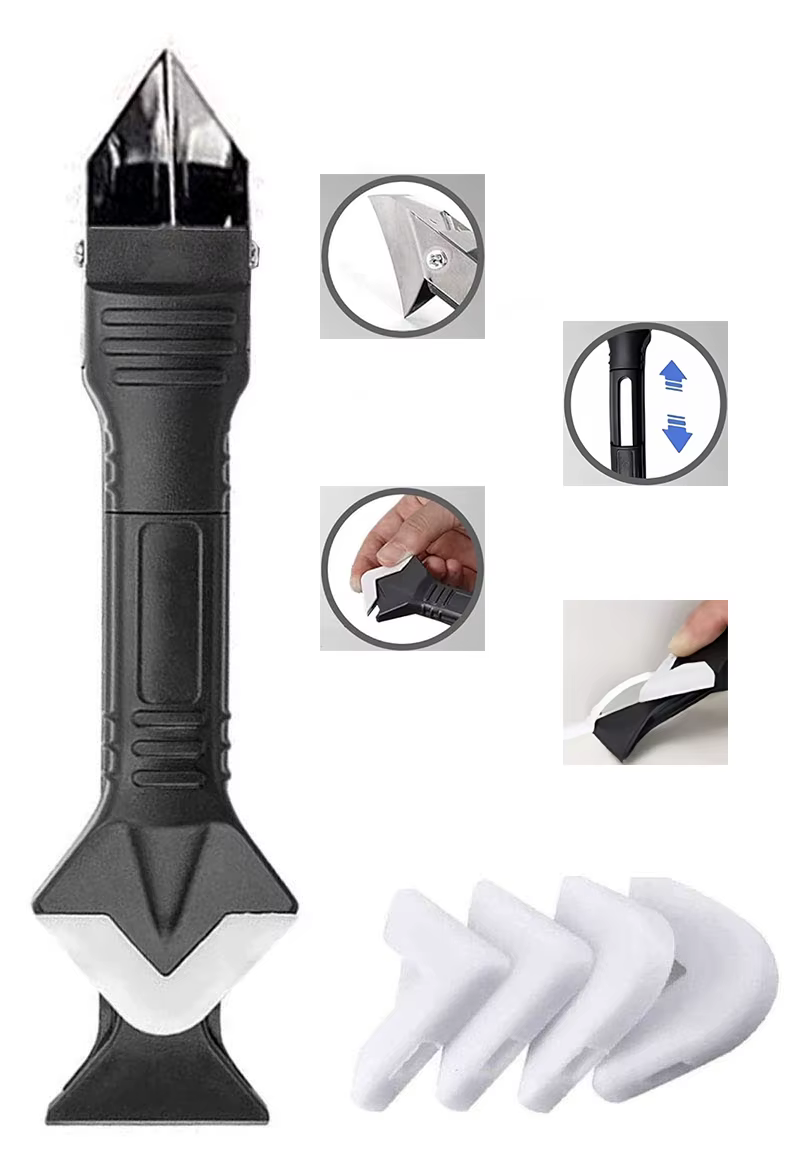 Outil de calfeutrage en Silicone 5 en 1