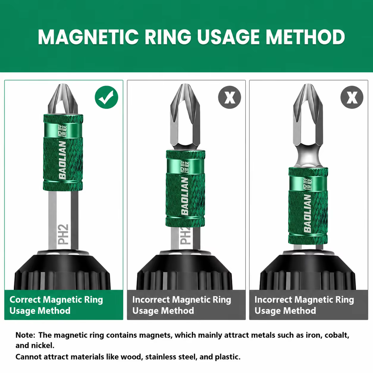 Nouvel ensemble d'outils professionnels magnétiques Dremel pour brosseuse