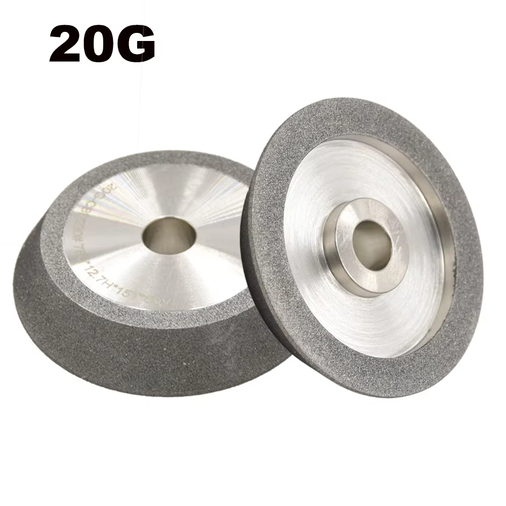 MR 20G 78-125mm CBN meule SDC cercle de meulage 230 grain meuleuse pour carbure métal tungstène acier fraise