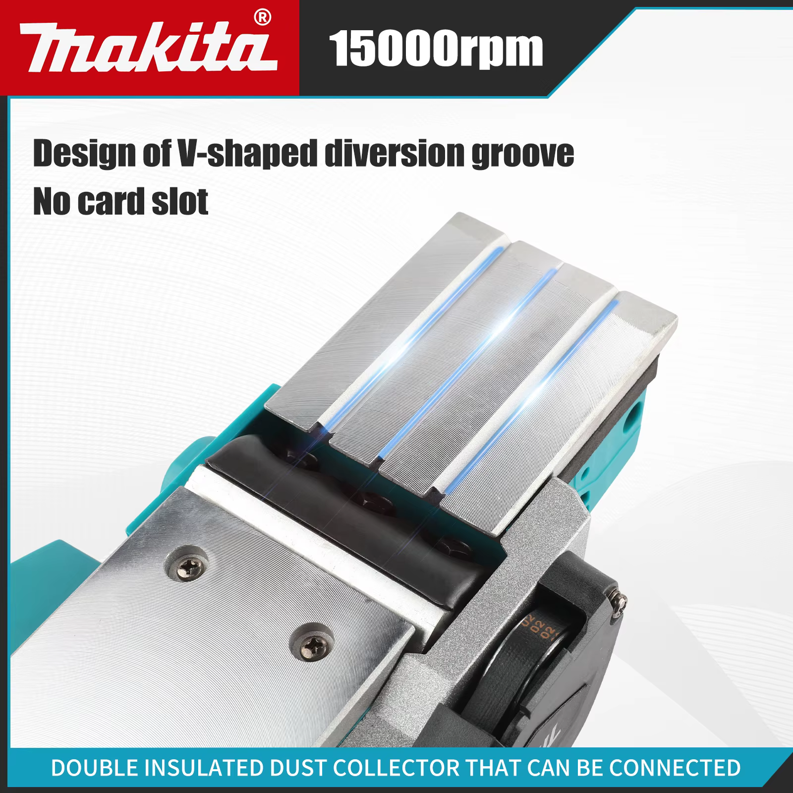 Makita – raboteuse électrique: largeur de rabotage de 82mm