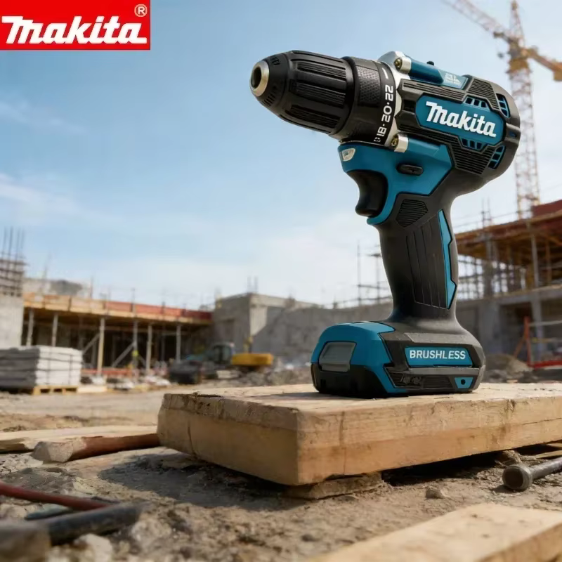 Makita DDF487 Perceuse à percussion électrique sans fil 18V lithium-ion 10 mm