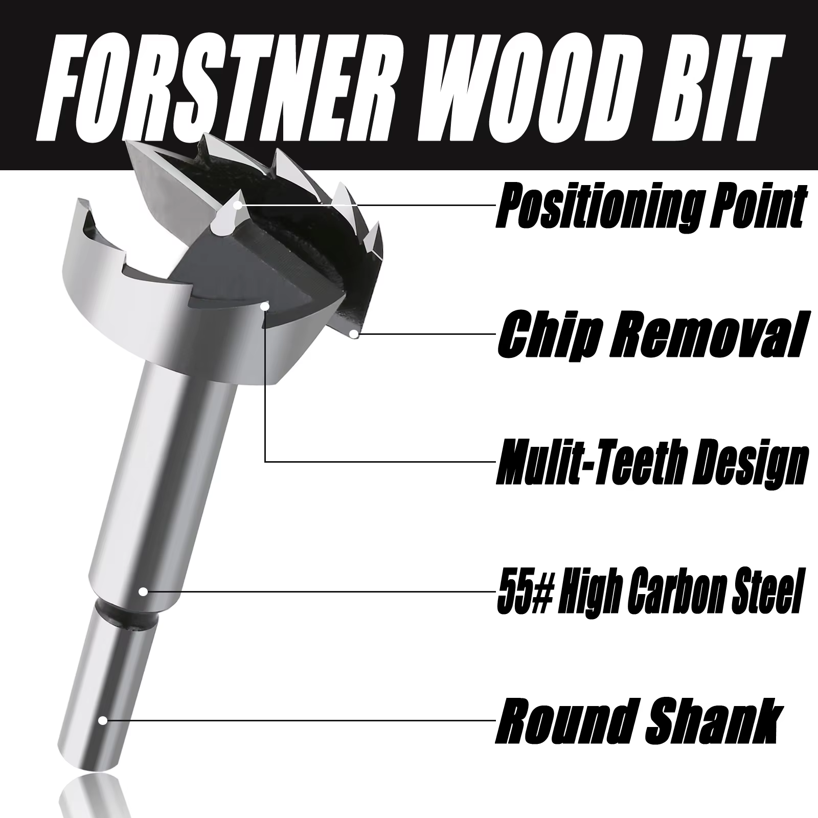 Versery-Kit de forets foreurs Forstner