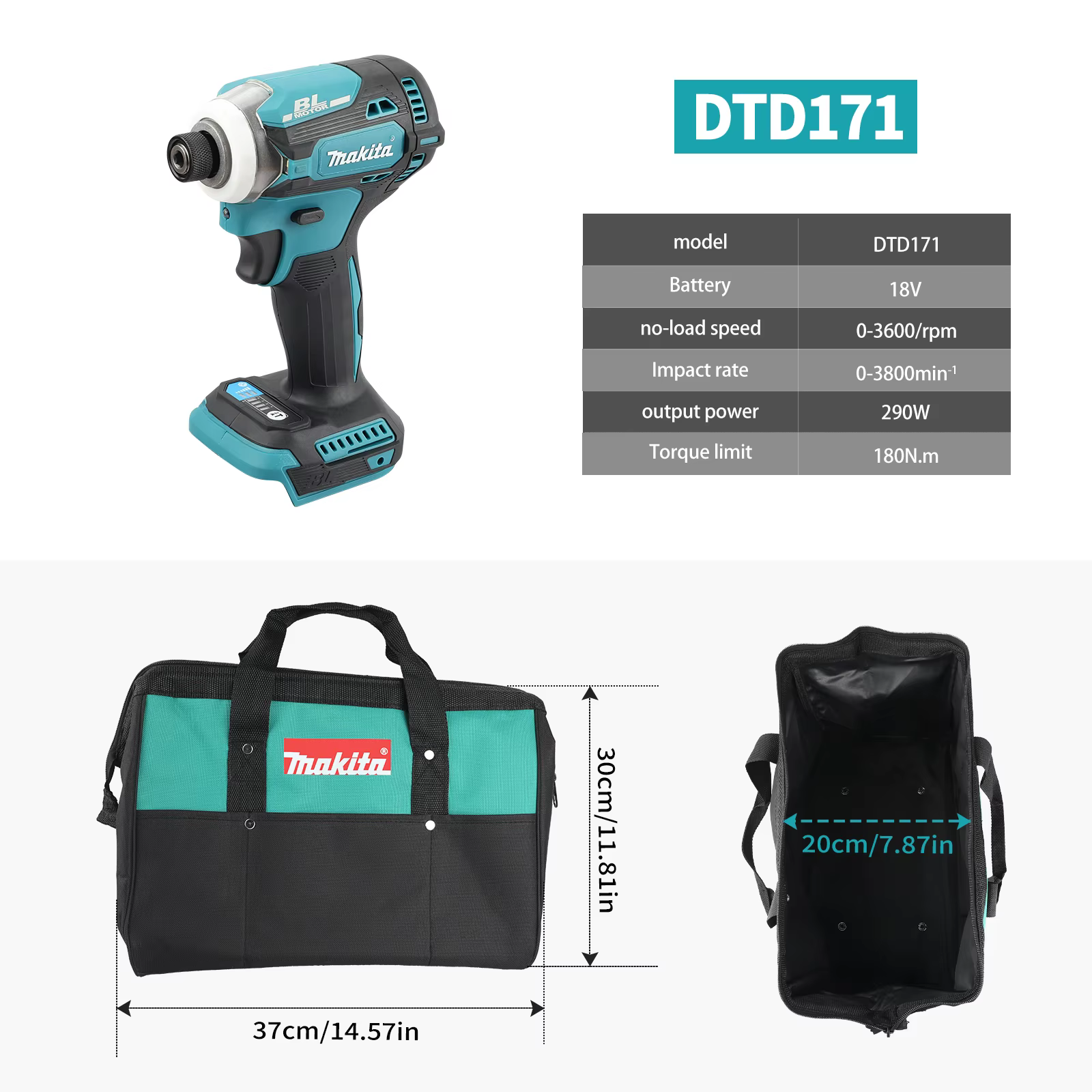 Perceuse sans fil Makita DTD171