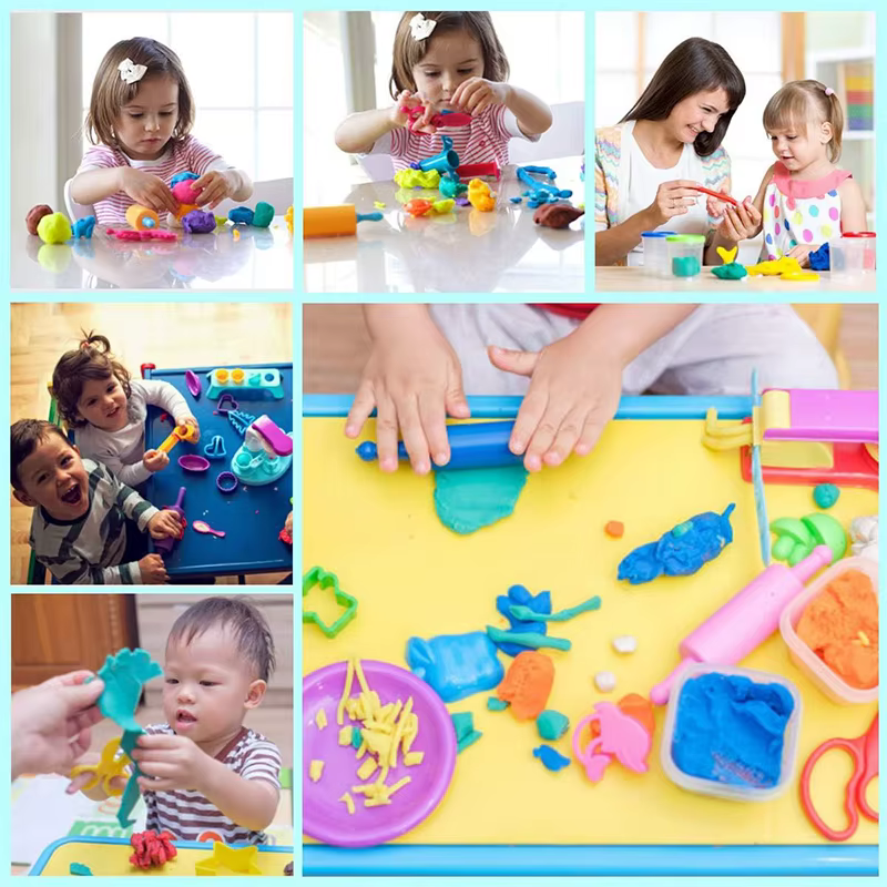 Kit d'outils de pâte de jeu amusant pour enfants