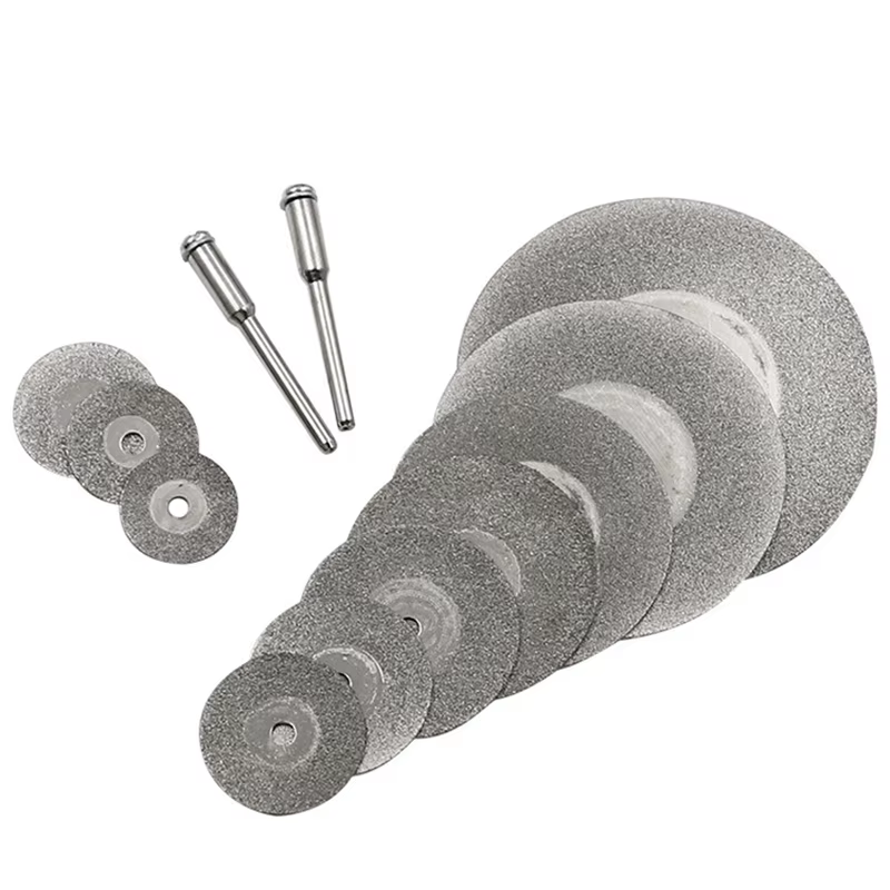 Mini disque de coupe diamant 16-60mm avec mandrin disques diamantés abrasifs pour lames de scie diamantées Dremel