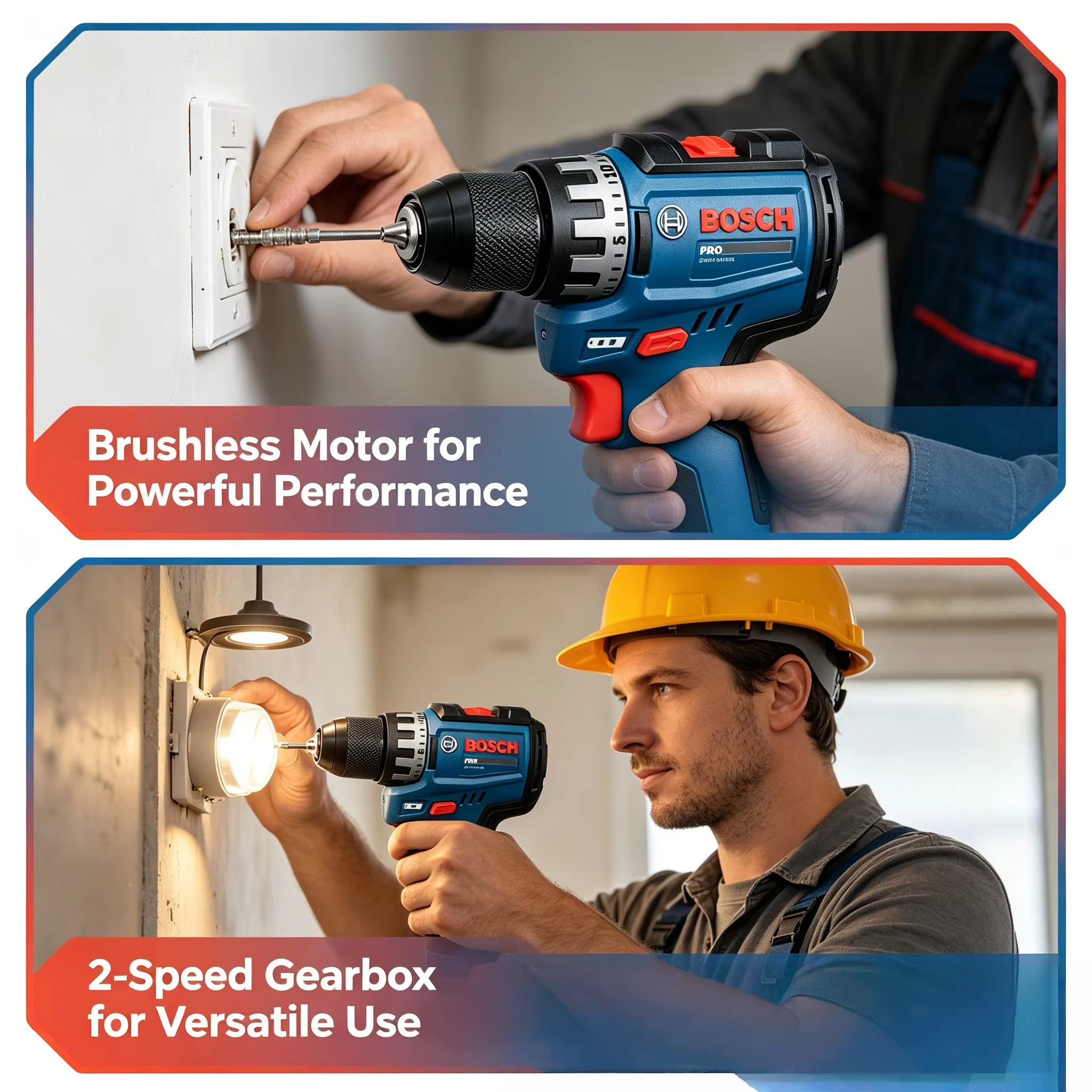 Perceuse-visseuse sans fil professionnelle BOSCH GSR 12V-31 2-en-1