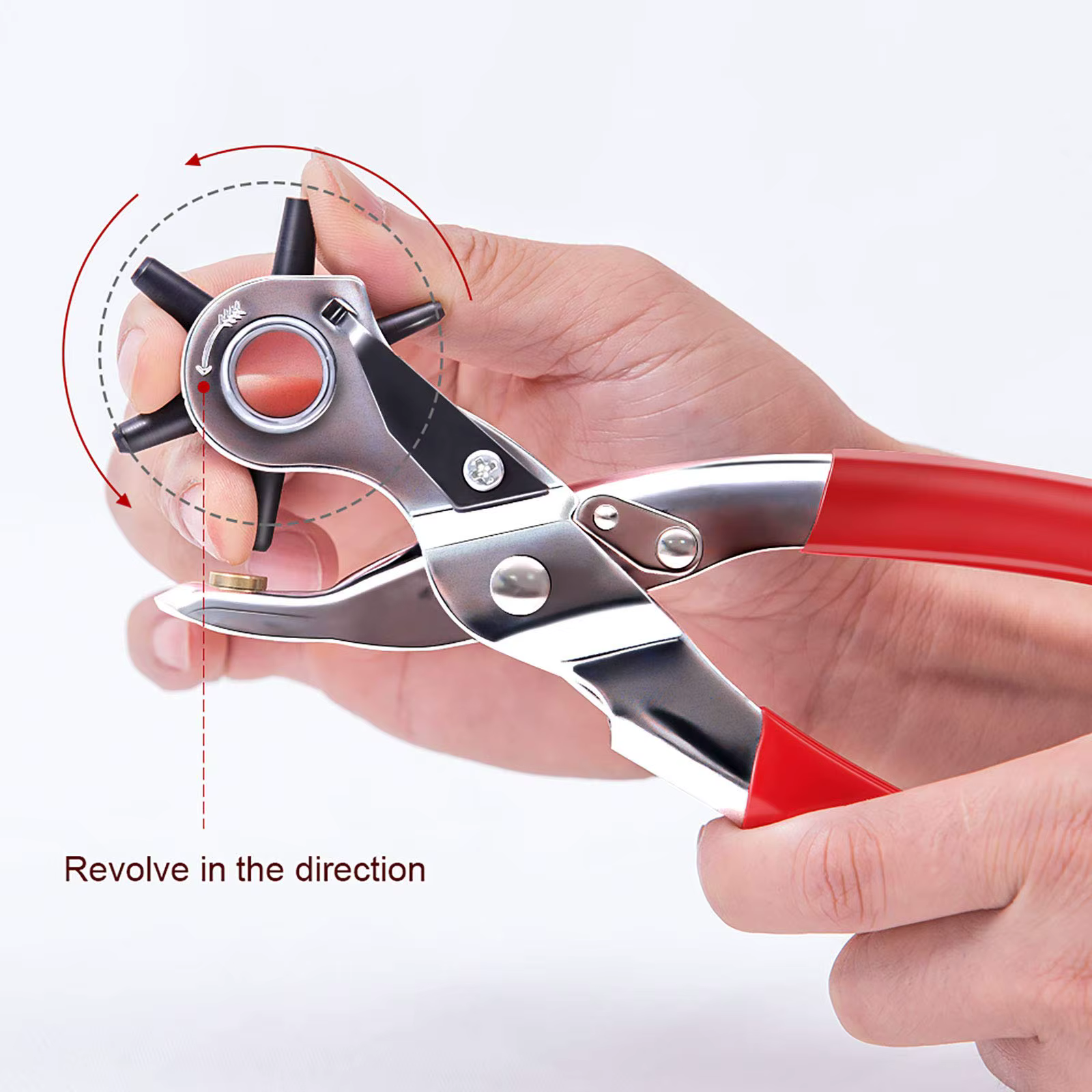 Pince à poinçonner multifonctionnelle pour sangles et cuir