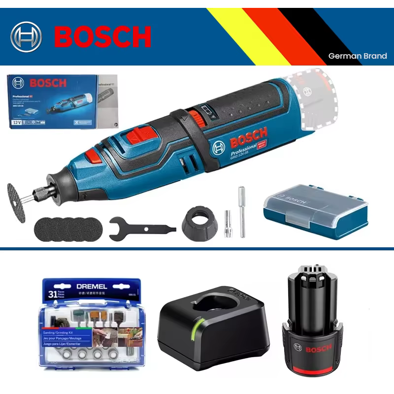Bosch-Meuleuse sans fil GRO 12V-35