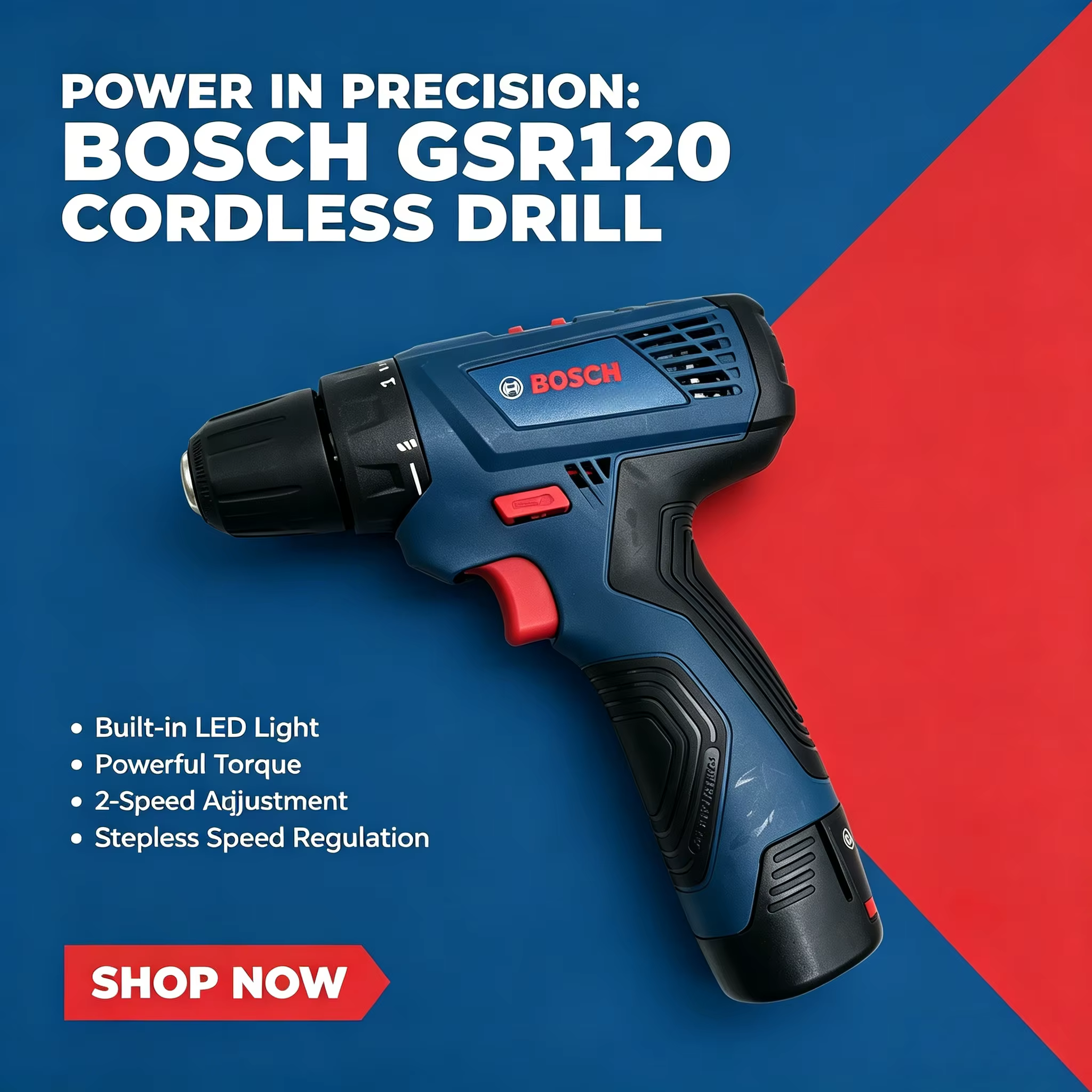 Perceuse électrique professionnelle Bosch GSR120