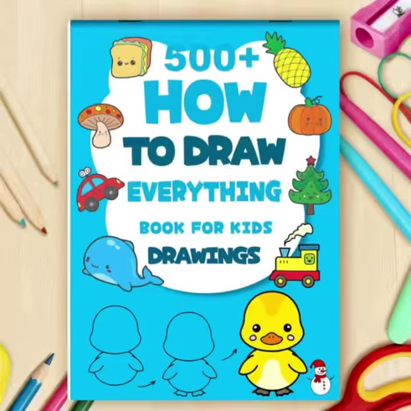 1 livre avec 32 pages sur la façon de dessiner étape par étape, un cours d'art facile à apprendre, un guide d'apprentissage et d'écriture éducative, un guide simple pour les artistes et les amateurs d