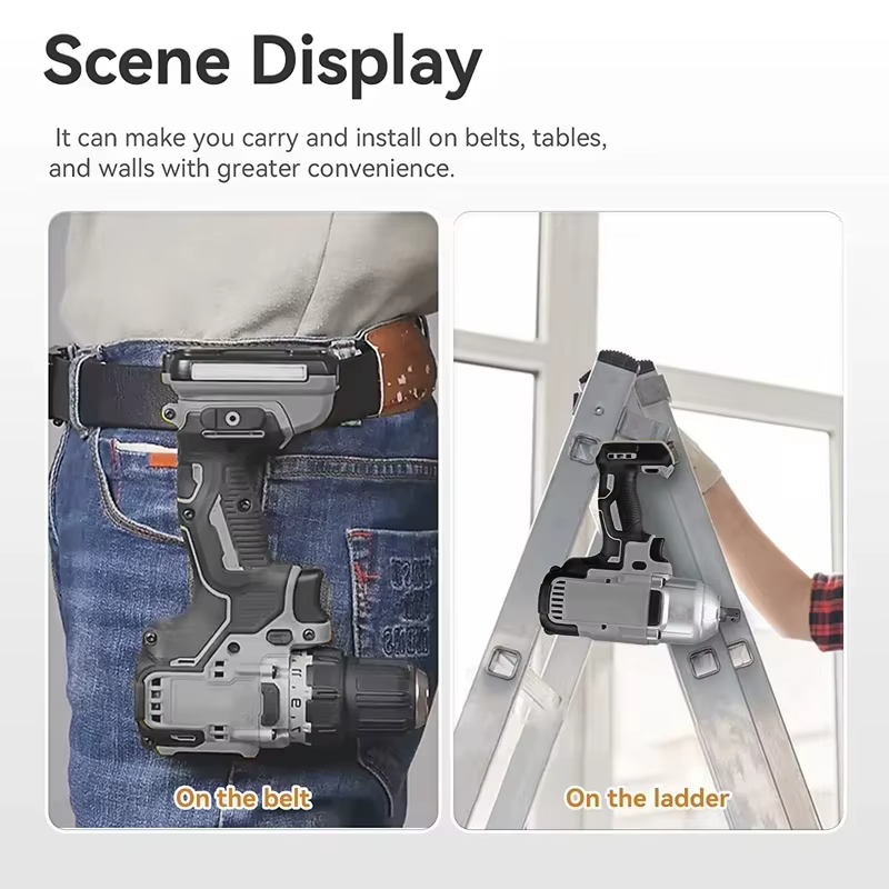 Clip de ceinture pour perceuse électrique