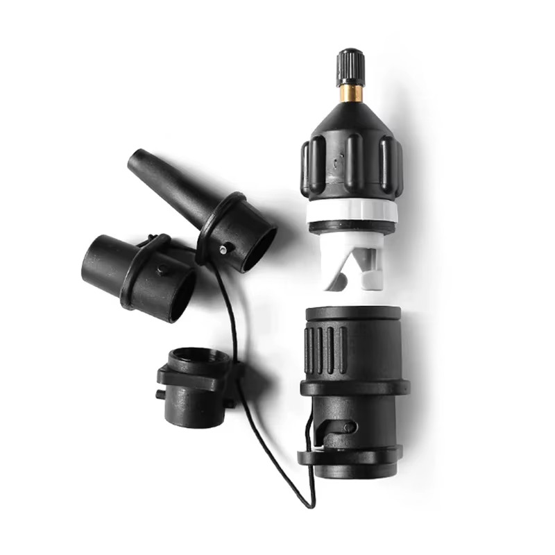 Kit d'adaptateurs de valve d'air multifonction pour planche de SUP, adaptateur de pompe gonflable pour bateau à pagaie, kayak, connecteur de pompe à valve d'air combiné