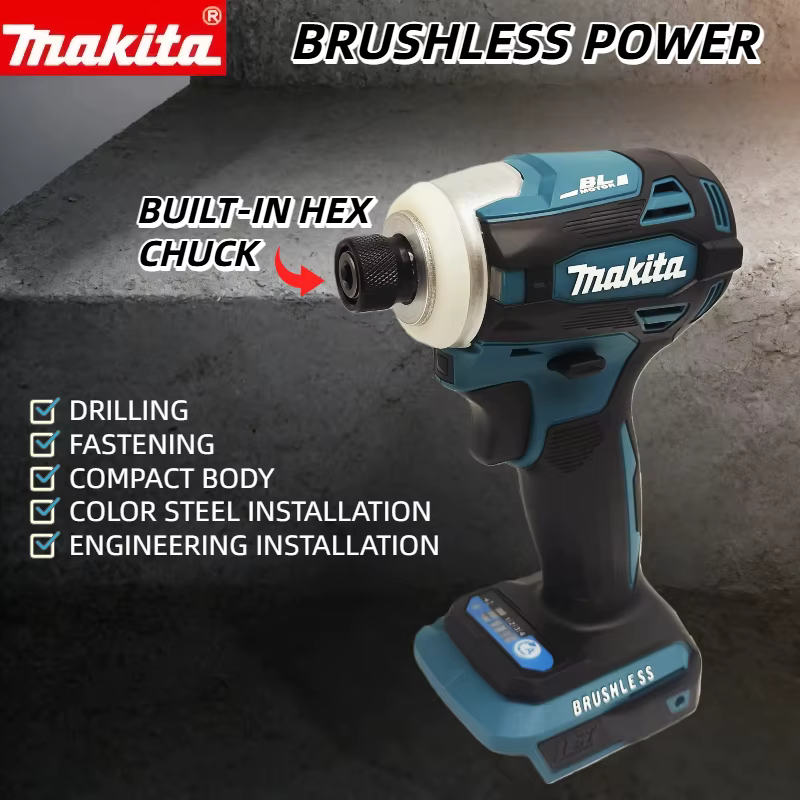 MakitaDTD172 Perceuse à percussion sans fil avec moteur sans balais 18V