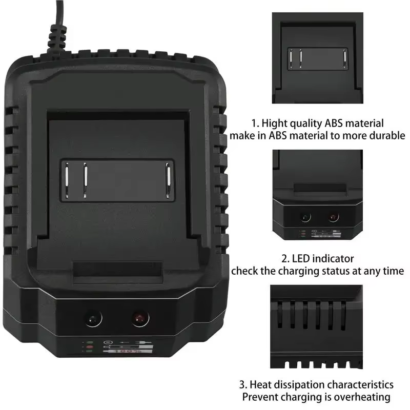 Chargeur de batterie universel pour Makita 18V 21V Li-ion BL1415 BL1420 BL1815 BL1830 BL1860