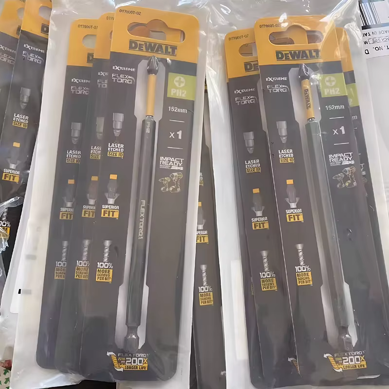 Embout de tournevis à percussion DEWALT DT7800T 152 mm PH2 FlexTorq, extrêmement durable, pour visseuses à percussion