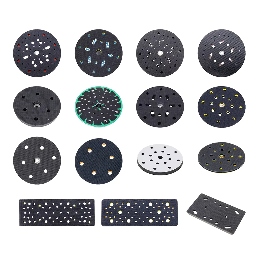Disque de ponçage universel poreux de 6 pouces avec fixation auto-agrippante et système de collecte des poussières pour diverses ponceuses excentriques