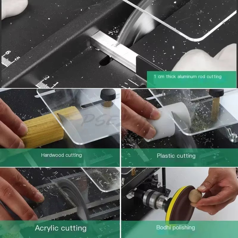 Petite scie de table électrique multifonctionnelle