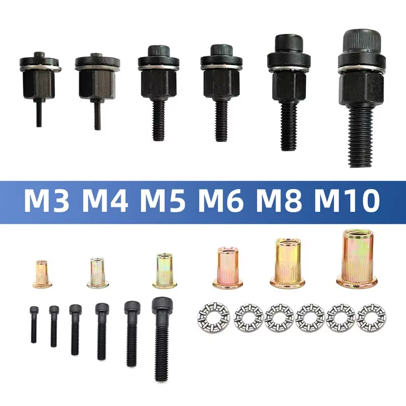 Adaptateur de perceuse à écrou à rivets M3 M4 M5 M6 M8 M10