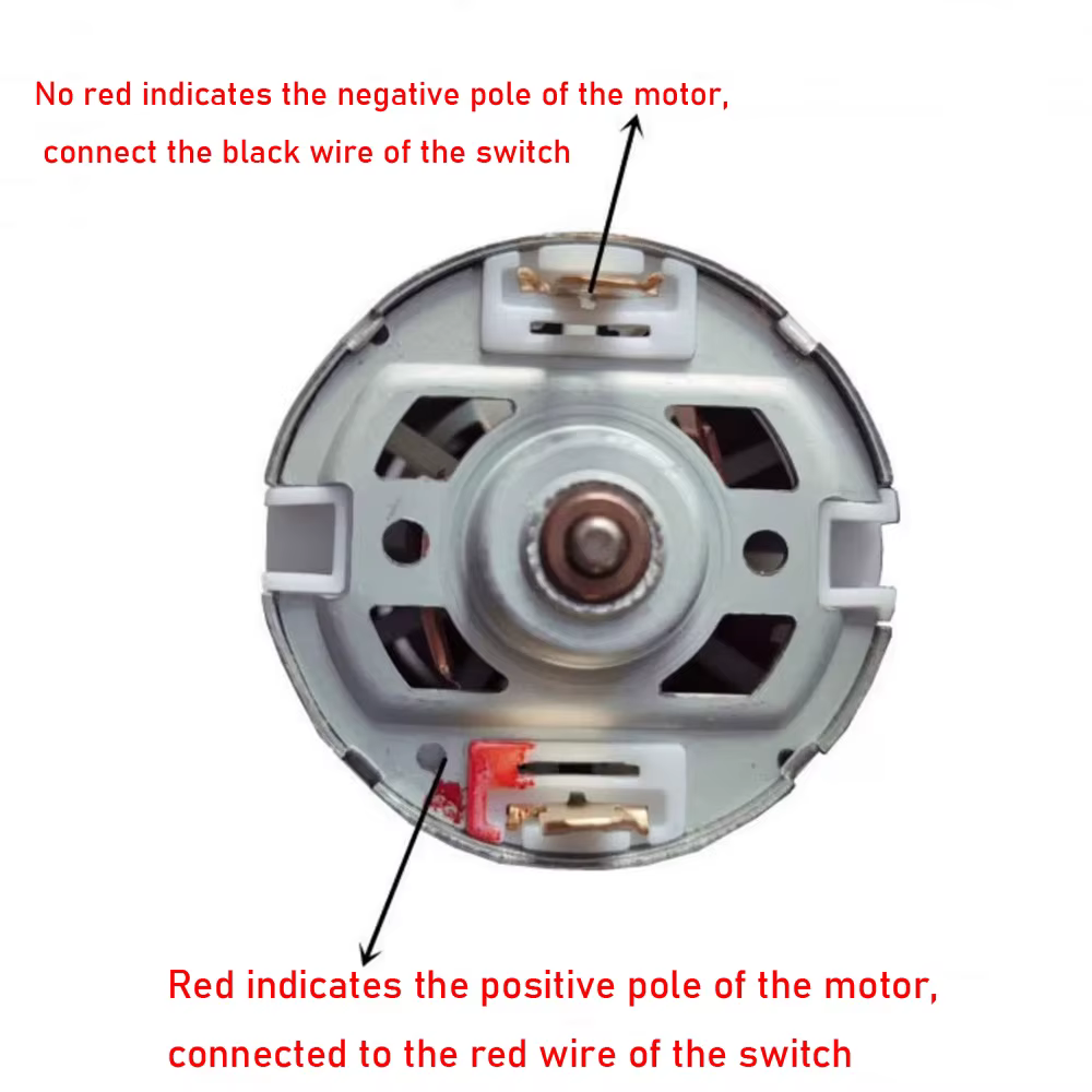 Moteur électrique 10.8V 12V 14.4V 16.8V 18V 21V 25V DC