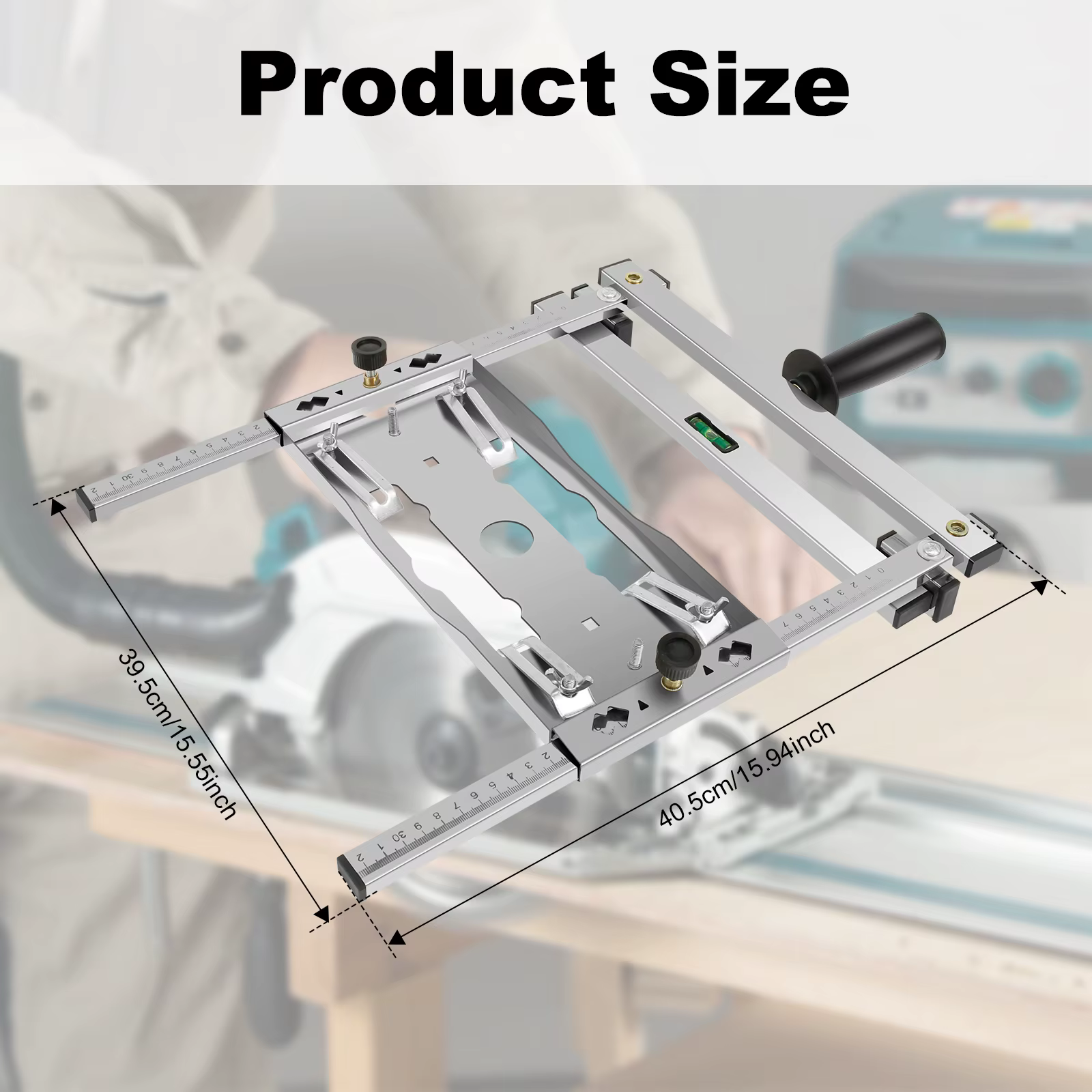 Machine de découpe Guide de bord positionneur acier inoxydable