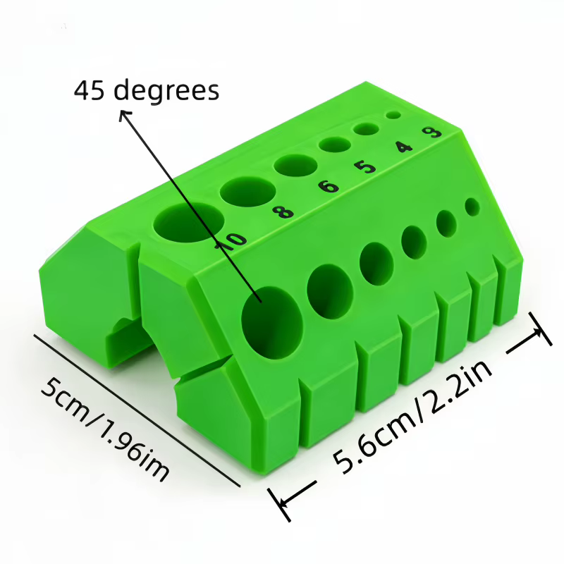 Portable 45 ° /90 ° Guide de perçage d'angle de précision avec échelle numérique pour perceuse électrique