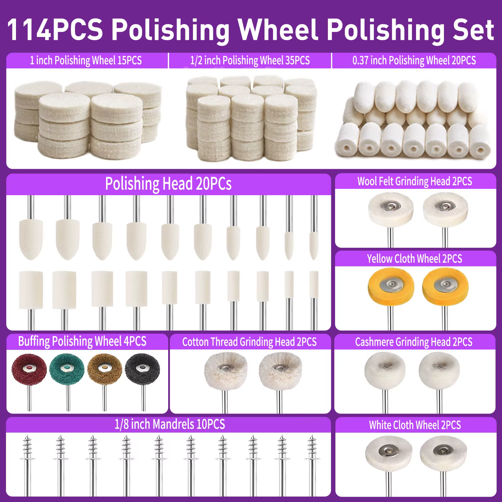 Kit de polissage pour Dremel