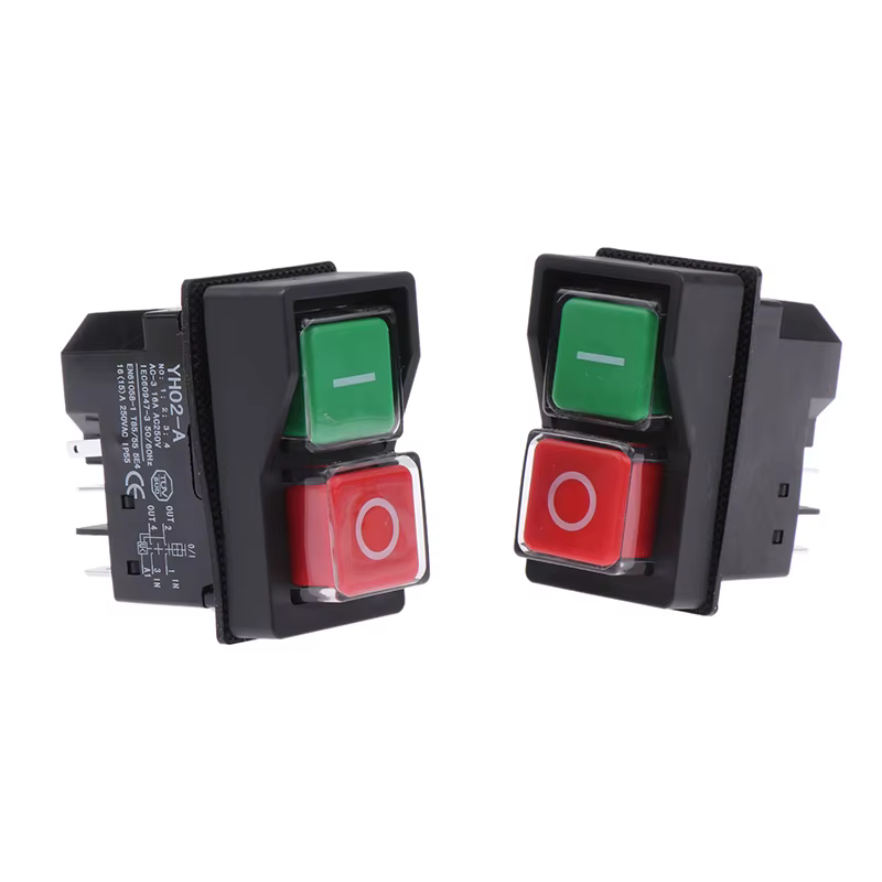 Interrupteurs à bouton-poussoir électromagnétiques